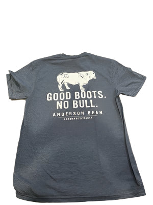 Anderson Bean Good Boots No Bull T Shirt - Heather Navy