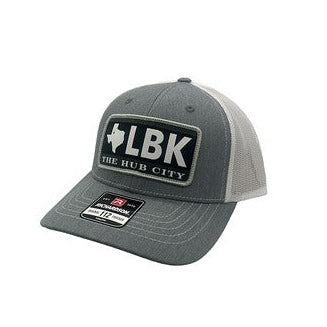 LBK Youth Cap - Heather Grey/White