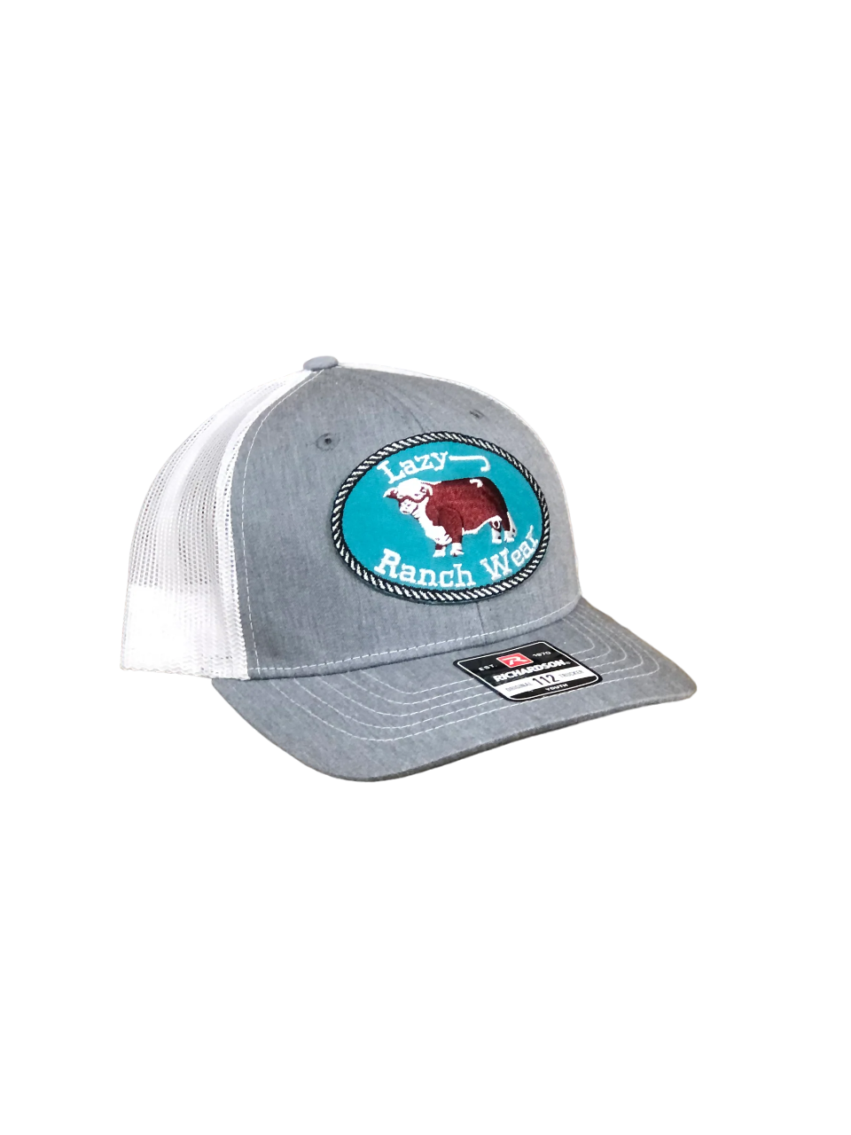 Lazy J Ranch Wear Youth Heather & White Original Patch Cap