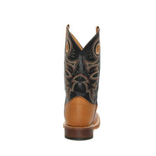Load image into Gallery viewer, Justin Bent Rail Tobacco Cowhide Black Top Men&#39;s Boot
