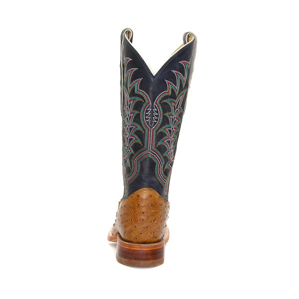 Justin Tan Full Quill Ostrich Men's Boot
