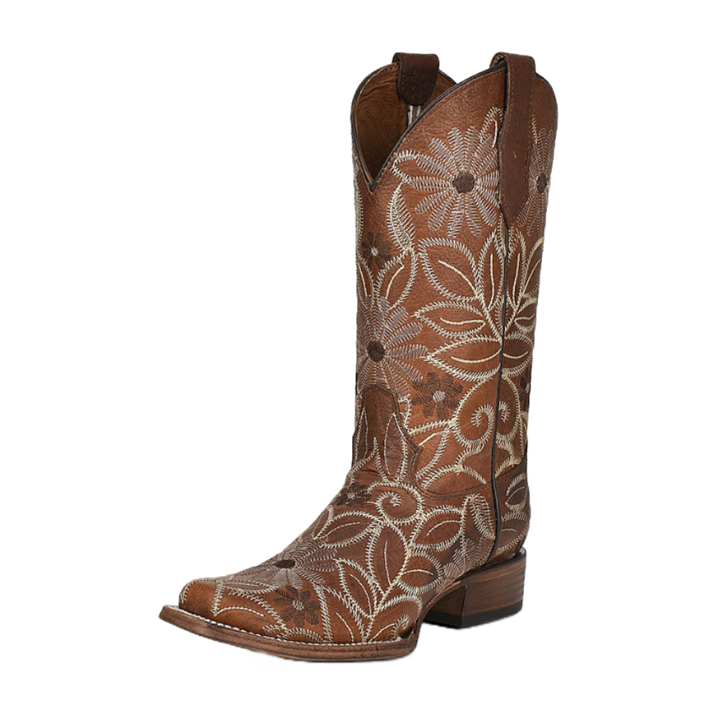 Circle G Ladies' Floral Embroidery Boot