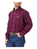 Cinch Maroon Classic Fit Men's Shirt