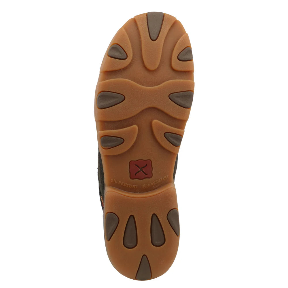 Twisted X Rubberized Brown DuraTWX Men's Driving Moc