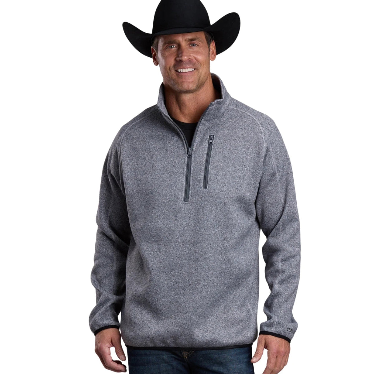 Stetson Men's 1/4 Zip Sweater