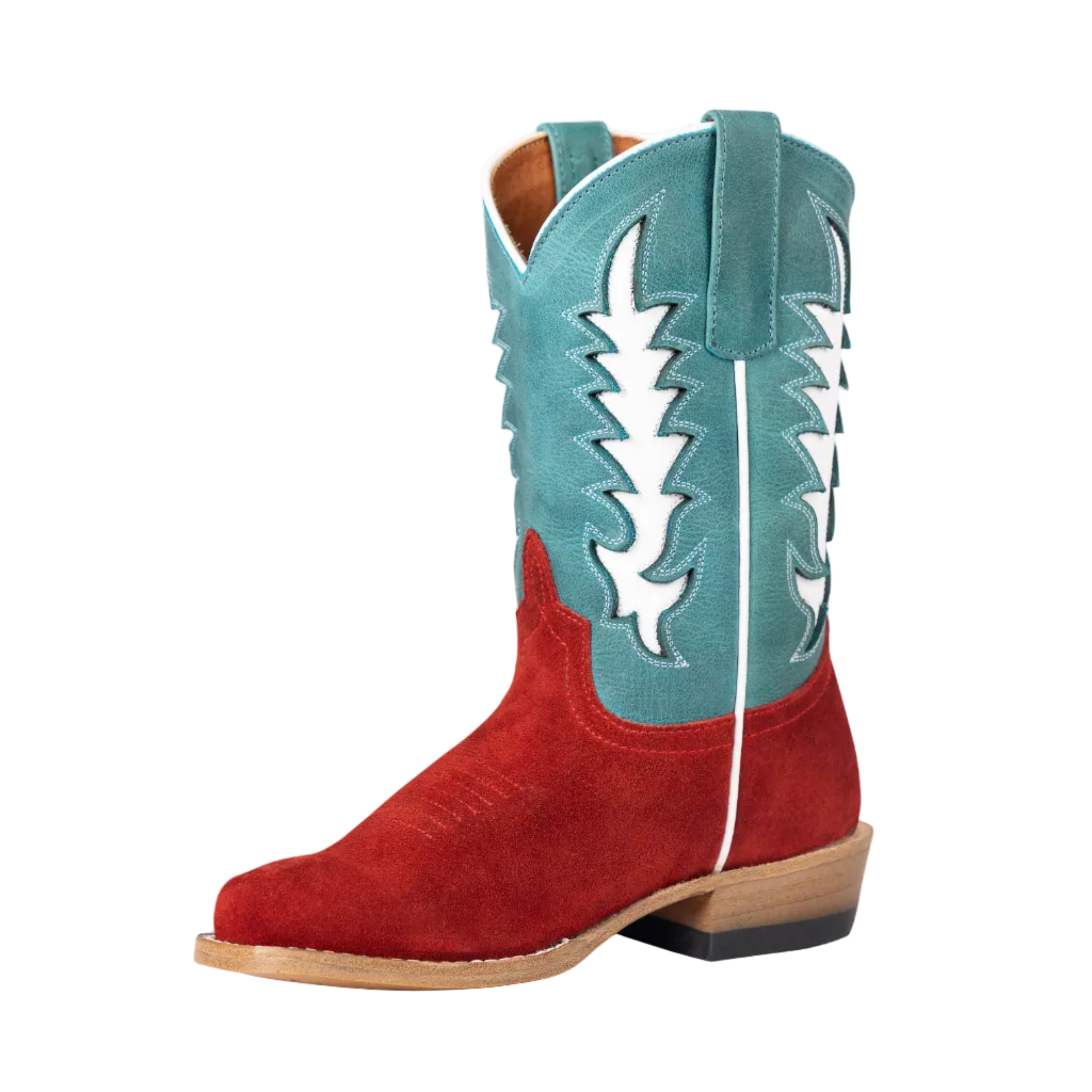 Macie Bean Red Suede Kids Boot