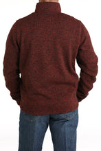 Load image into Gallery viewer, Cinch Men&#39;s 1/4 Zip Pullover Sweater Burgandy

