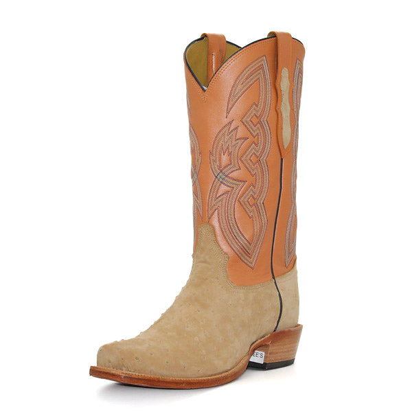 Tony Lama Exclusive Sueded Full Quill Ostrich Men's Boot