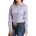 Cinch Purple Striped Ladies' Shirt