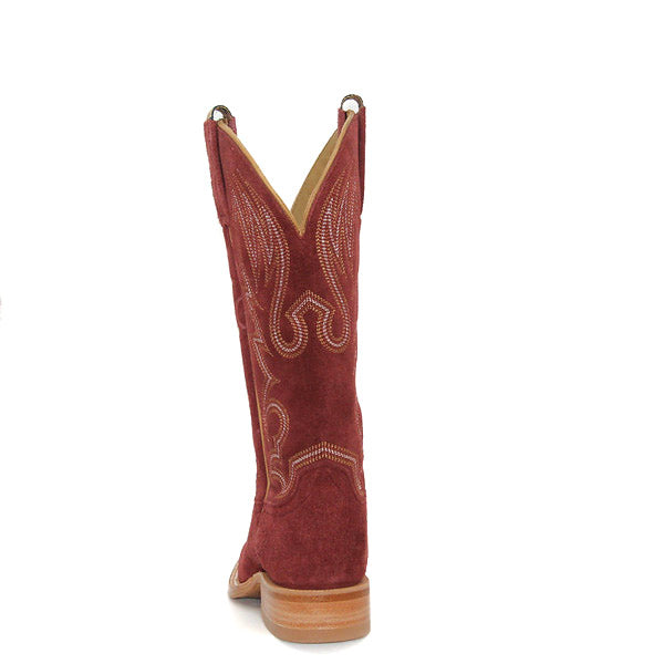 Hyer Ladies' Augusta Burgundy Roughout Boot