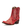 Circle G Red Ladies' Shortie Boot