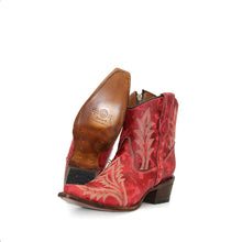 Load image into Gallery viewer, Circle G Red Ladies&#39; Shortie Boot
