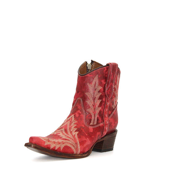 Circle G Red Ladies' Shortie Boot
