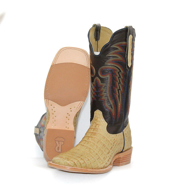 R. Watson Sand Caiman Belly Men's Boot