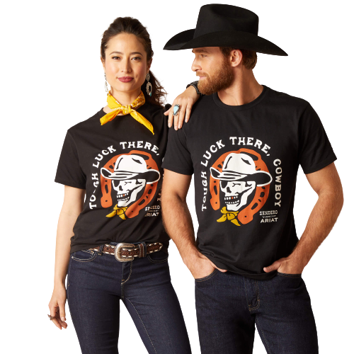 Sendero X Ariat Winking Skull Tee