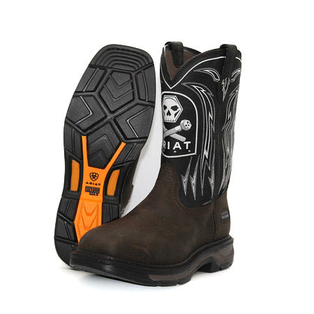 Ariat Workhog XT Bolt Skull Men's Work Boot
