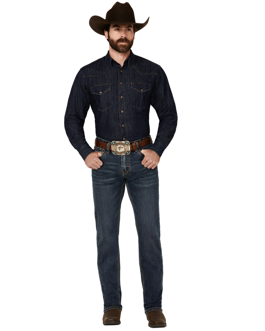 Rock & Roll Slim Fit Stretch Straight Leg Men's Jean