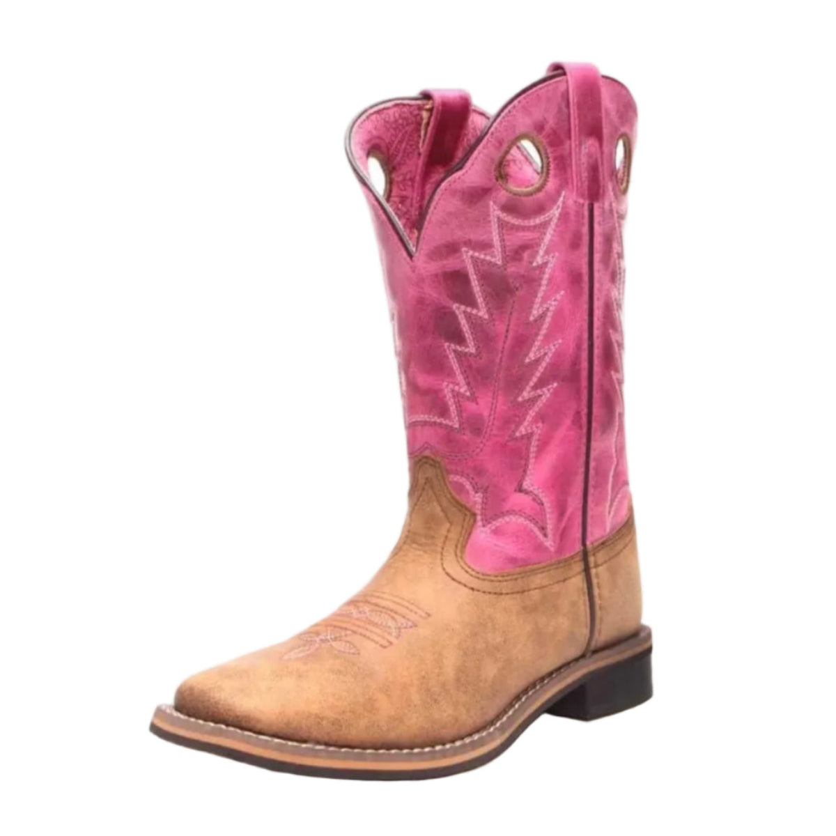 Smoky Mountain Children's Brown Distressed Boot