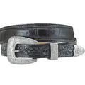 Stetson Crocodile Tapered Black Men's Belt