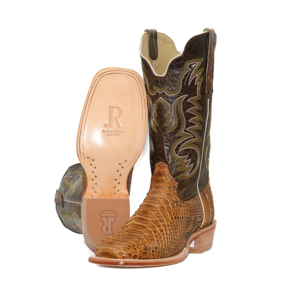 R. Watson Sueded Python Men's Boot