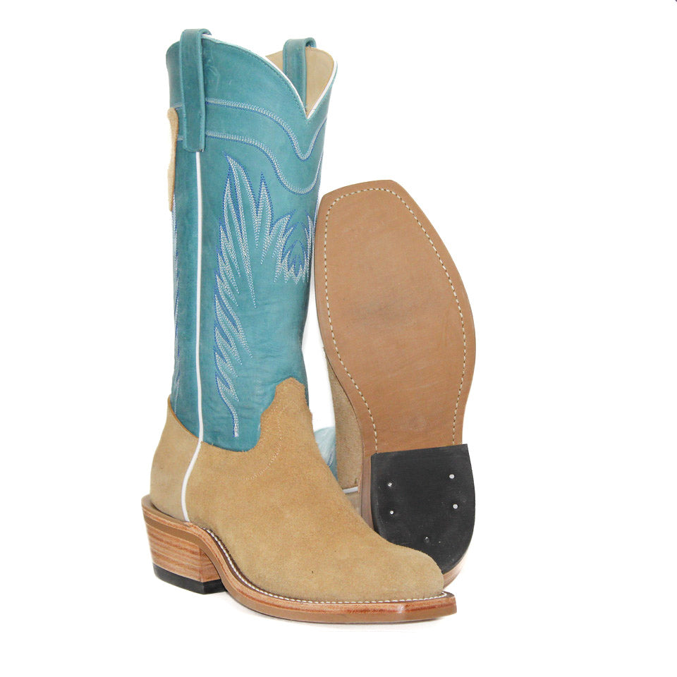 Olathe Exclusive Tan Ryan Roughout Men's Boot
