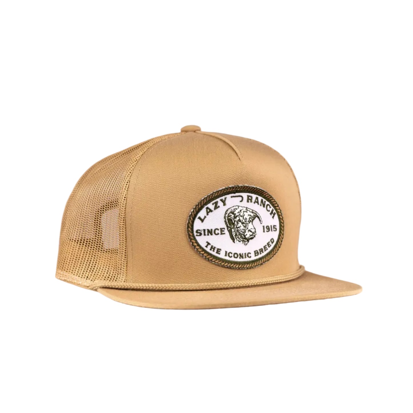 Lazy J Ranch Iconic Breed Patch Rope Trucker Cap