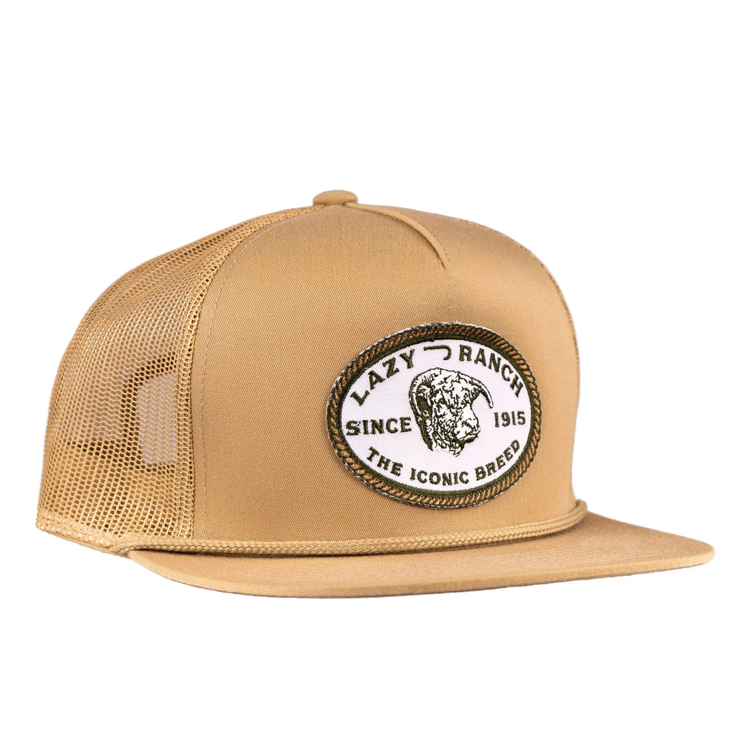 Lazy J Ranch Iconic Breed Patch Rope Trucker Cap