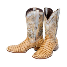 Load image into Gallery viewer, Tanner Mark Caiman Belly Print Men&#39;s Boot
