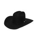Rodeo King Top Hand 3X Black Felt Hat