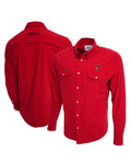 "Snaps" TTU Men's Long Sleeve Pearl Snap Shirt