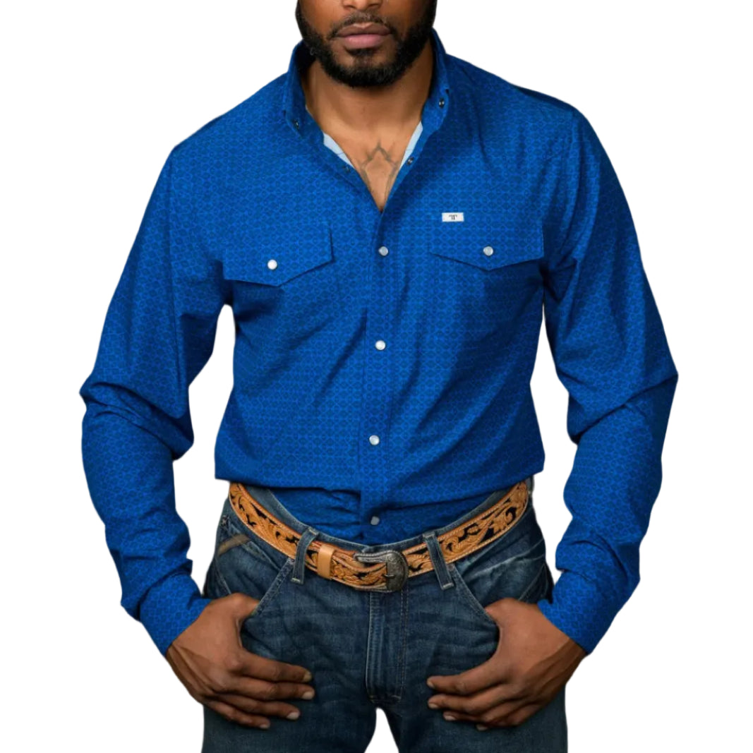 Ferrell "Truett" Long Sleeve Men's Pearl Snap Shirt
