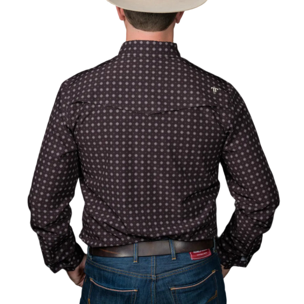 Ferrell "Weston" Long Sleeve Men's Pearl Snap Shirt