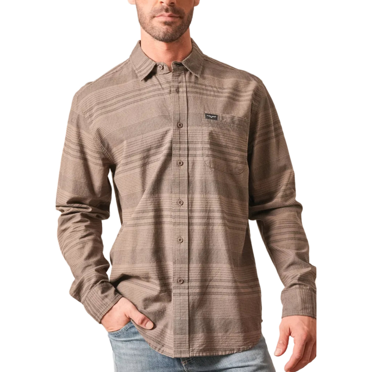 Kimes Ranch Men's Dash Button Down Shirt