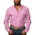Ferrell "Clark" Long Sleeve Men's Pearl Snap Shirt