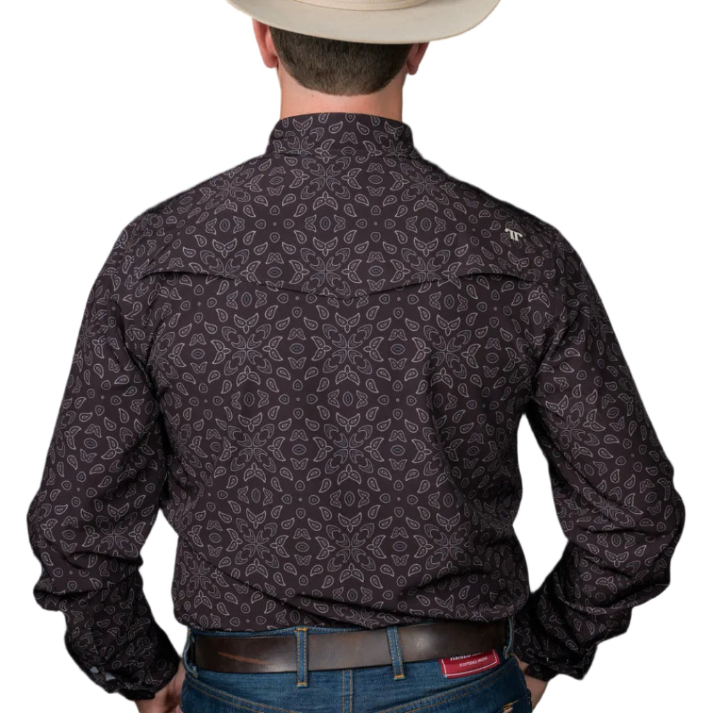 Ferrell "Boone" Long Sleeve Men's Pearl Snap Shirt