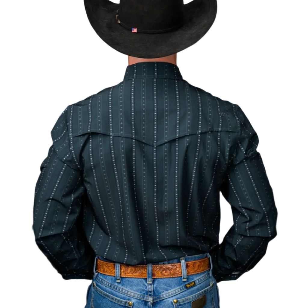 Ferrell "The Club" Long Sleeve Men's Pearl Snap Shirt
