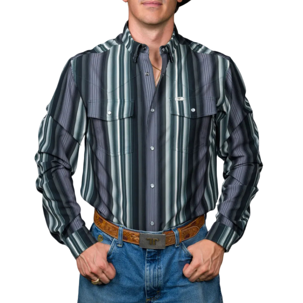 Ferrell "Harrison" Long Sleeve Men's Pearl Snap Shirt