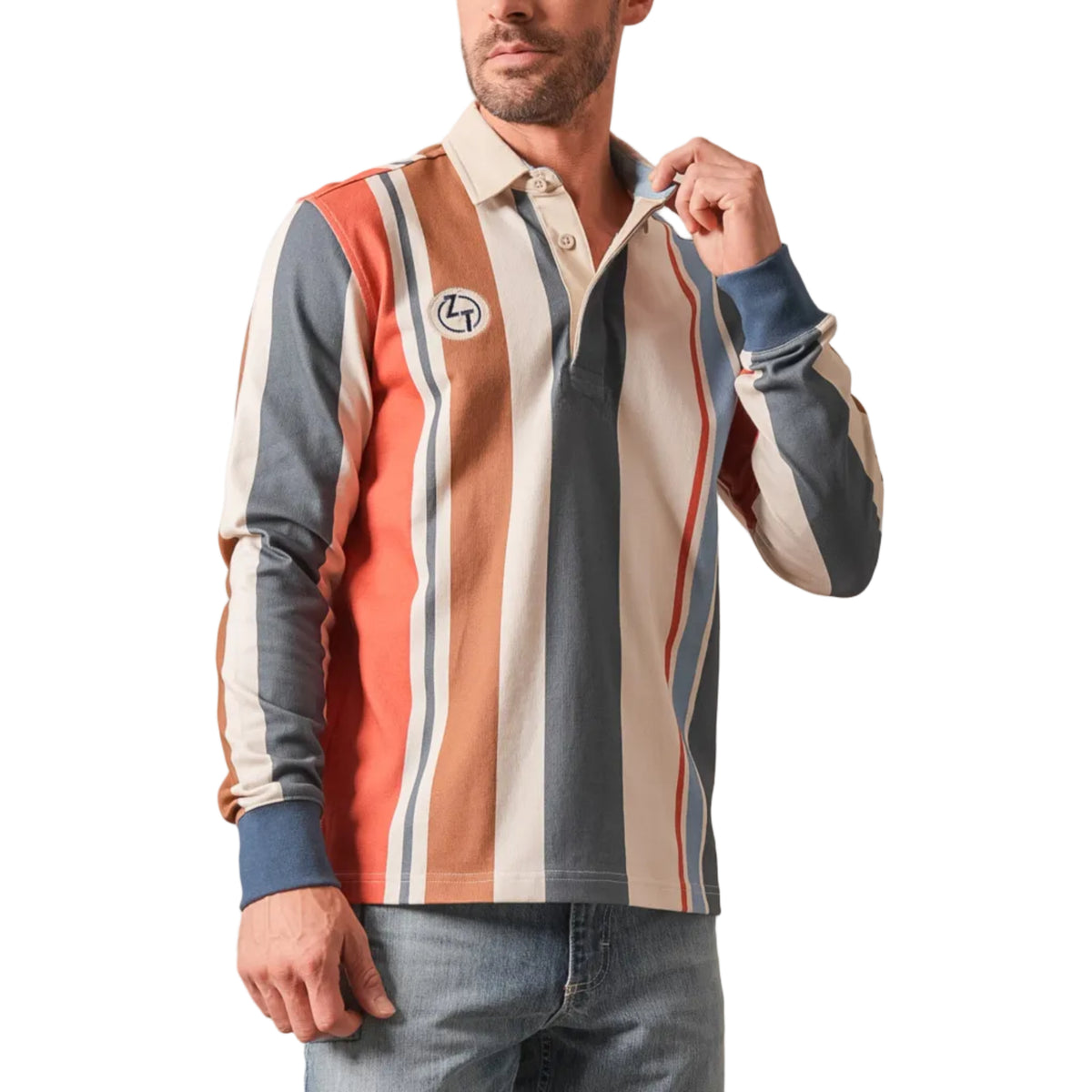 Kimes Ranch Men's Wyatt Rugby Shirt