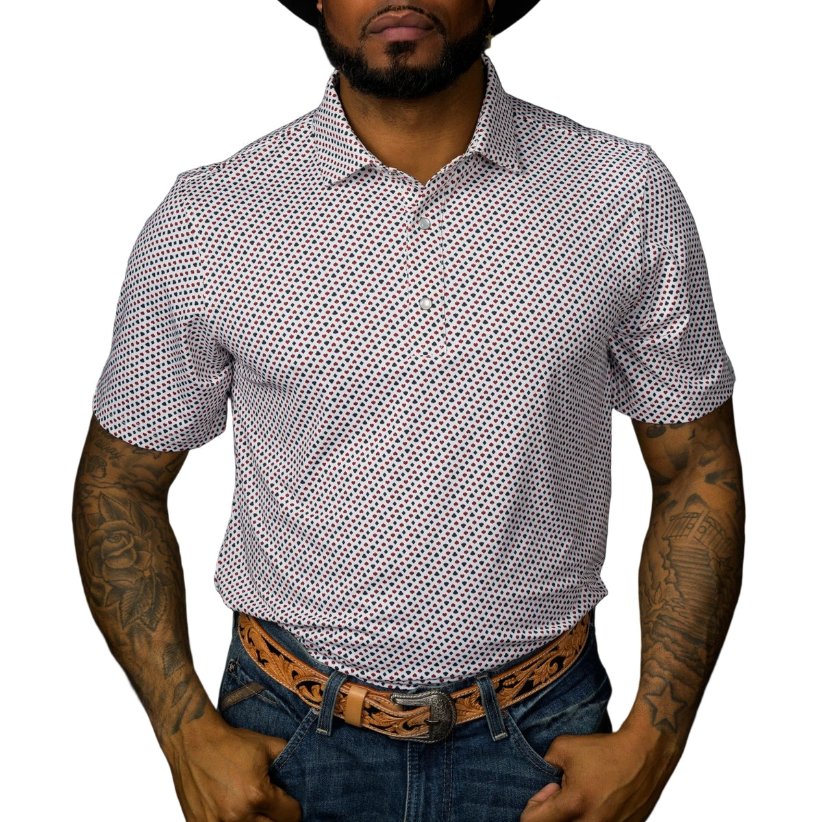 Ferrell "Spade" Short Sleeve Men's Polo Shirt