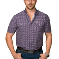 Ferrell "Emerson" Short Sleeve Men's Pearl Snap Shirt