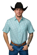 Ferrell "Wesley" Short Sleeve Men's Pearl Snap Shirt