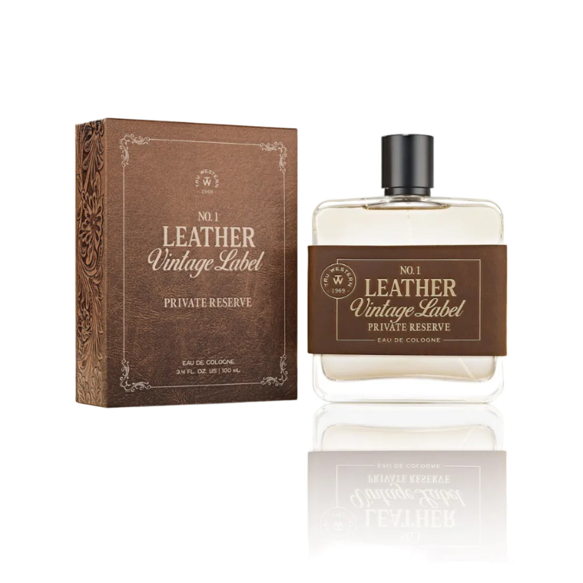Tru Fragrance Vintage Label No. 1 Leather Cologne
