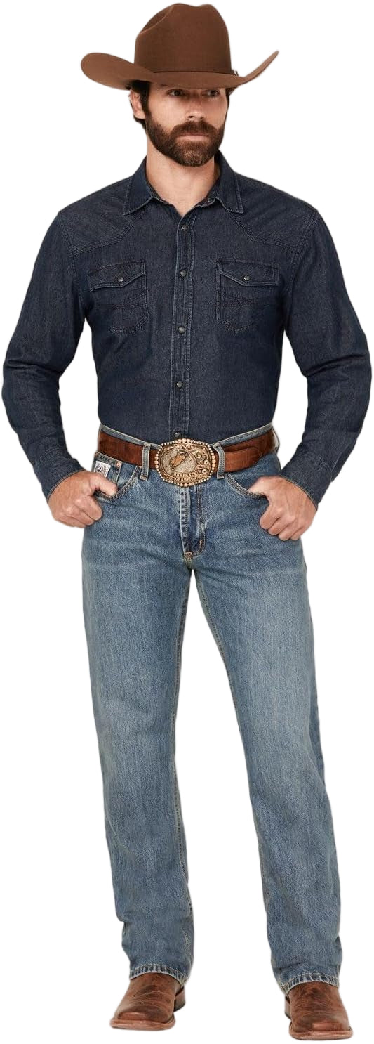 Cinch White Label Medium Wash Men's Jean