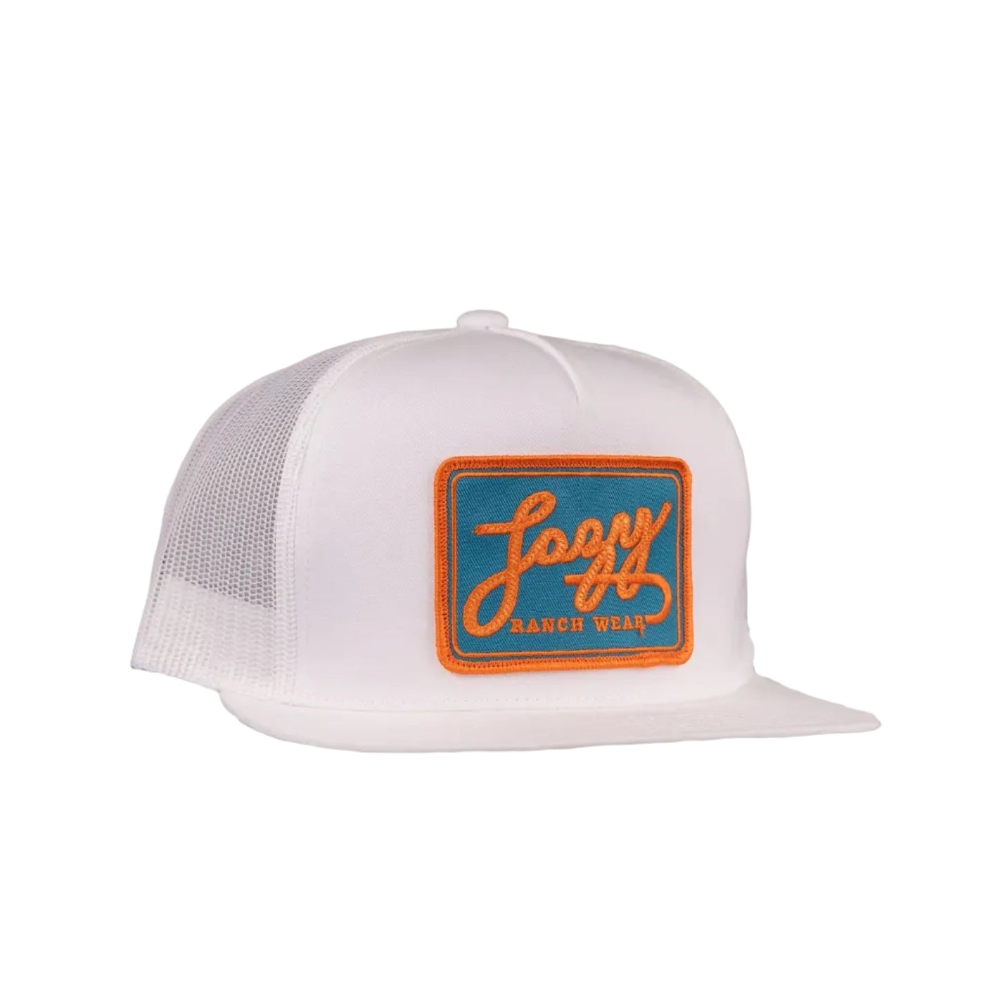Lazy J Ranch Teal Breakaway Patch Trucker Cap