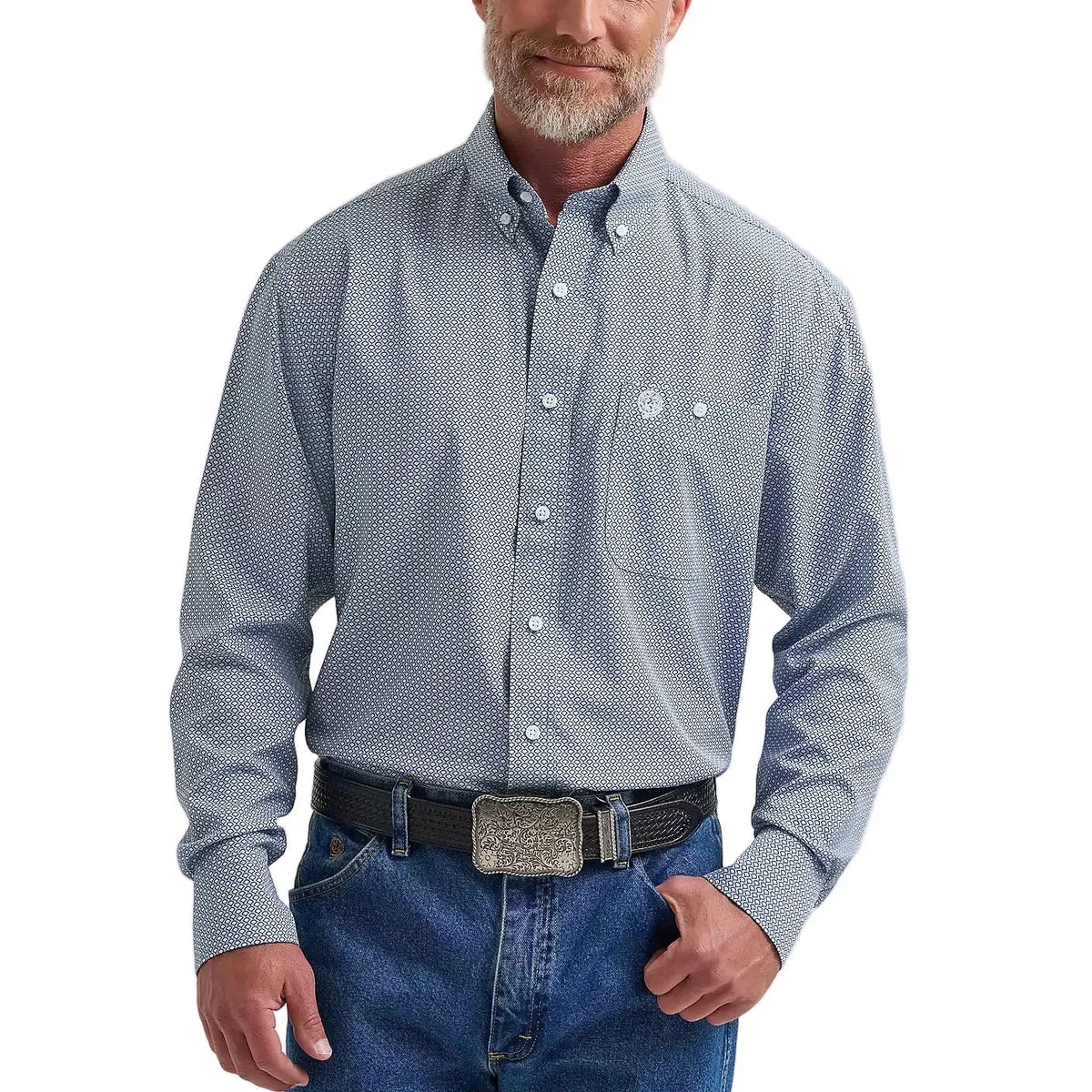 Wrangler George Strait Long Sleeve Men's Button Down Shirt