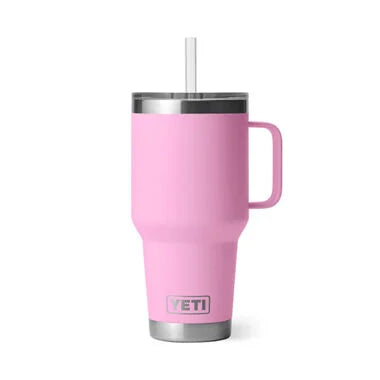 Yeti Rambler Power Pink 35oz Straw Mug
