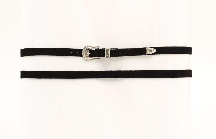 Suede Belted Hat Band