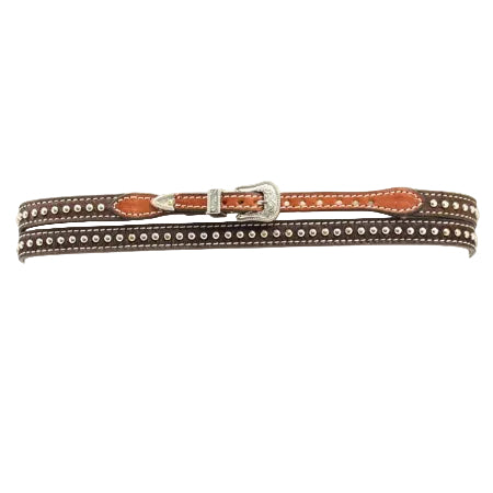 Brown Calf Hair Hatband