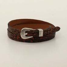 Load image into Gallery viewer, Floral Tooled Hatband
