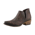 Roper Brown Leather Ladies' Shortie Boot